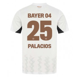 Bayer Leverkusen Exequiel Palacios #25 Auswärtstrikot 2024-25 Kurzarm